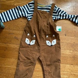 Mini Boden Overall Set